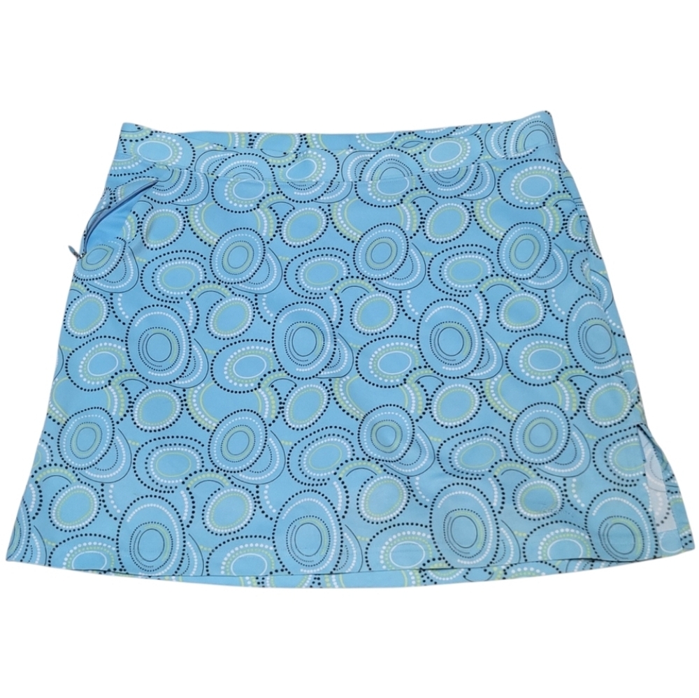 Tehama Women' Blue Patterned Tennis Golf Skort - Size L